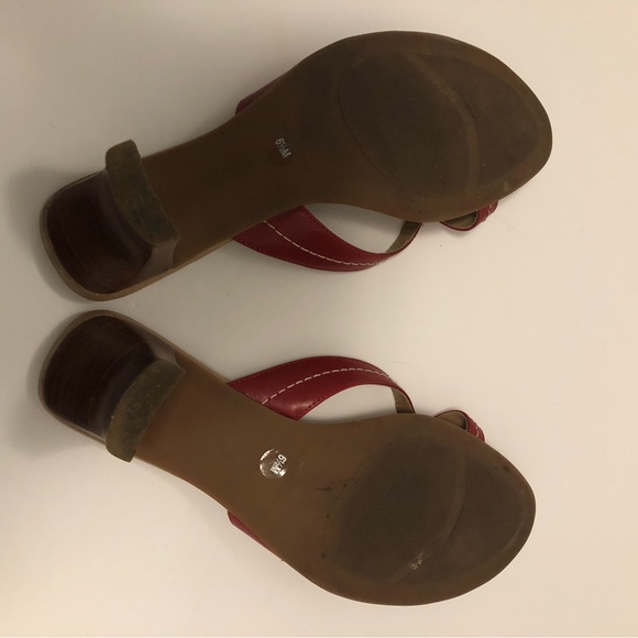 Vintage Nicole wood-look heel sandal - Picture 4 of 6